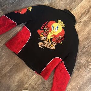Vintage tweety bird motorcycle jacket
